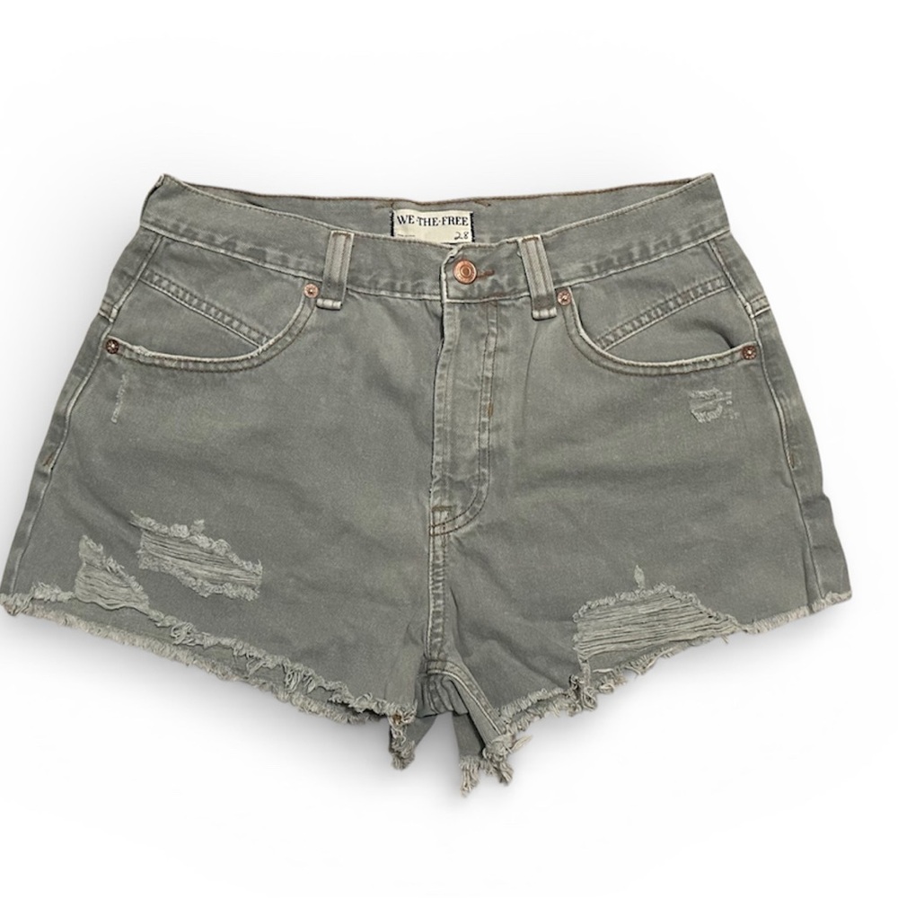 We The Free Olive Jean Shorts